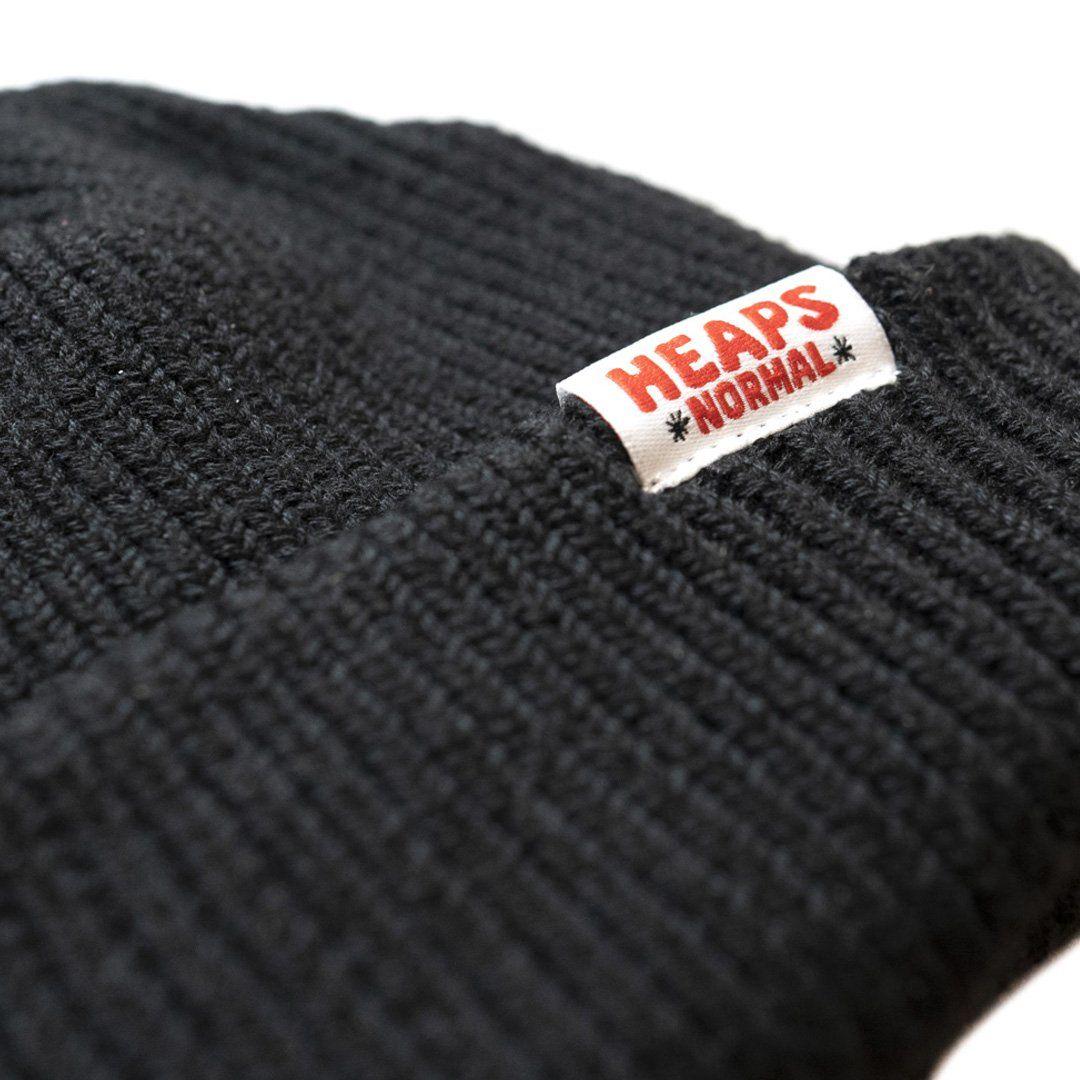 Fisherman's Beanie | Black (Recycled) Heaps Normal