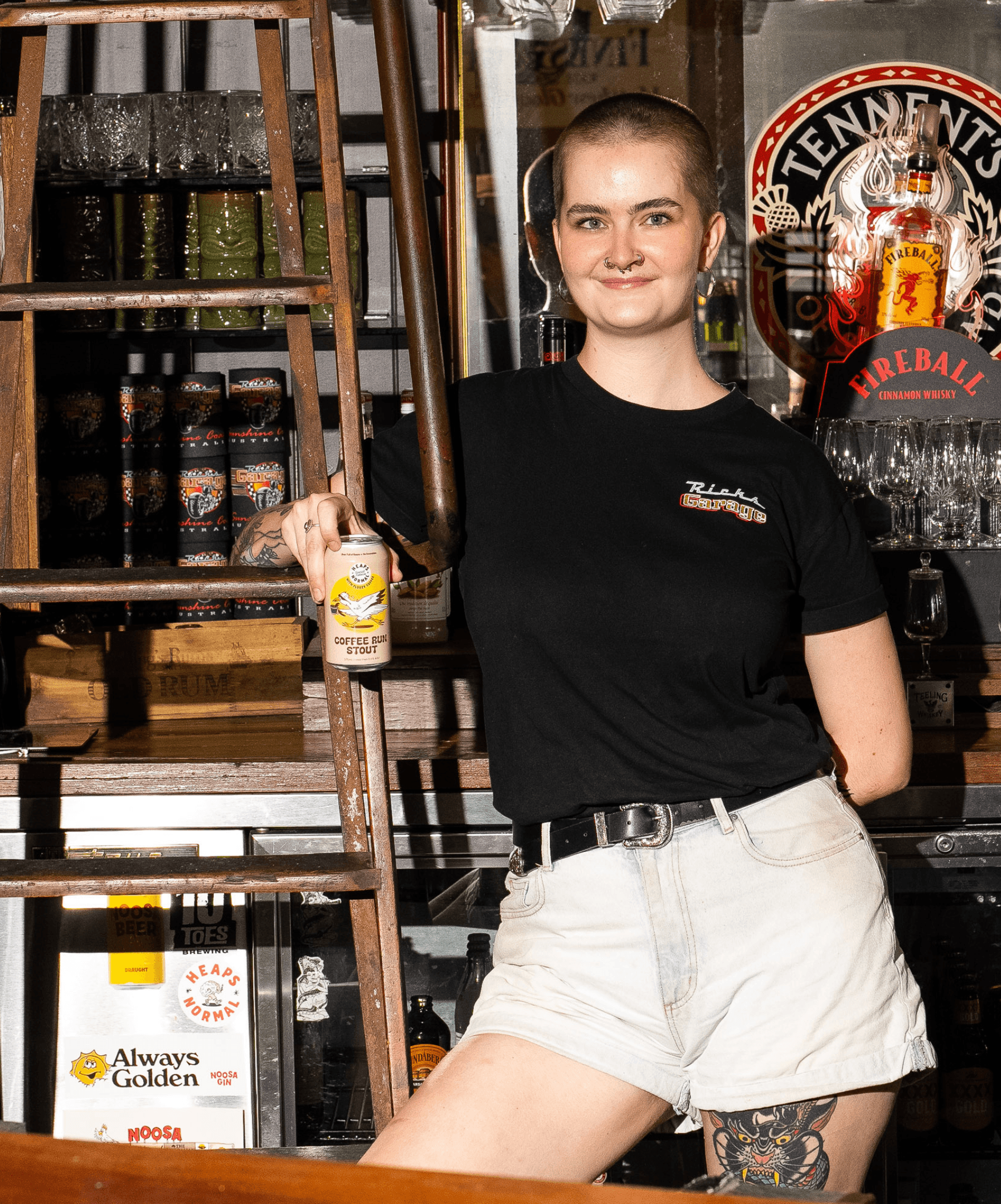 COFFEE RUN STOUT CHAMPIONS - KELSEY FROM RICK'S GARAGE - Heaps Normal