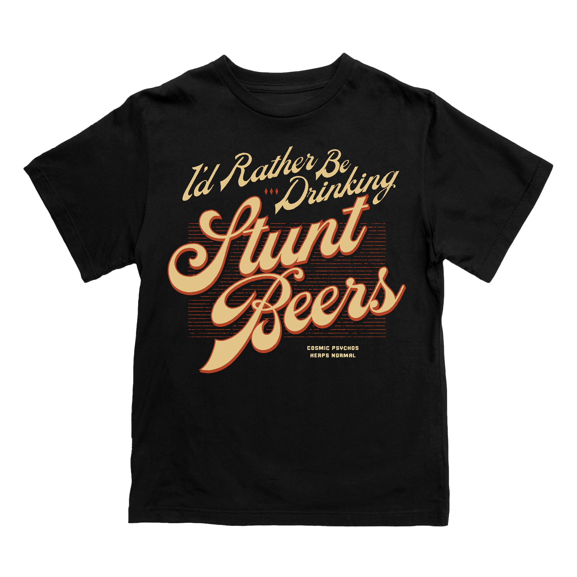 Heaps Normal x Cosmic Psychos Stunt Beer Tee