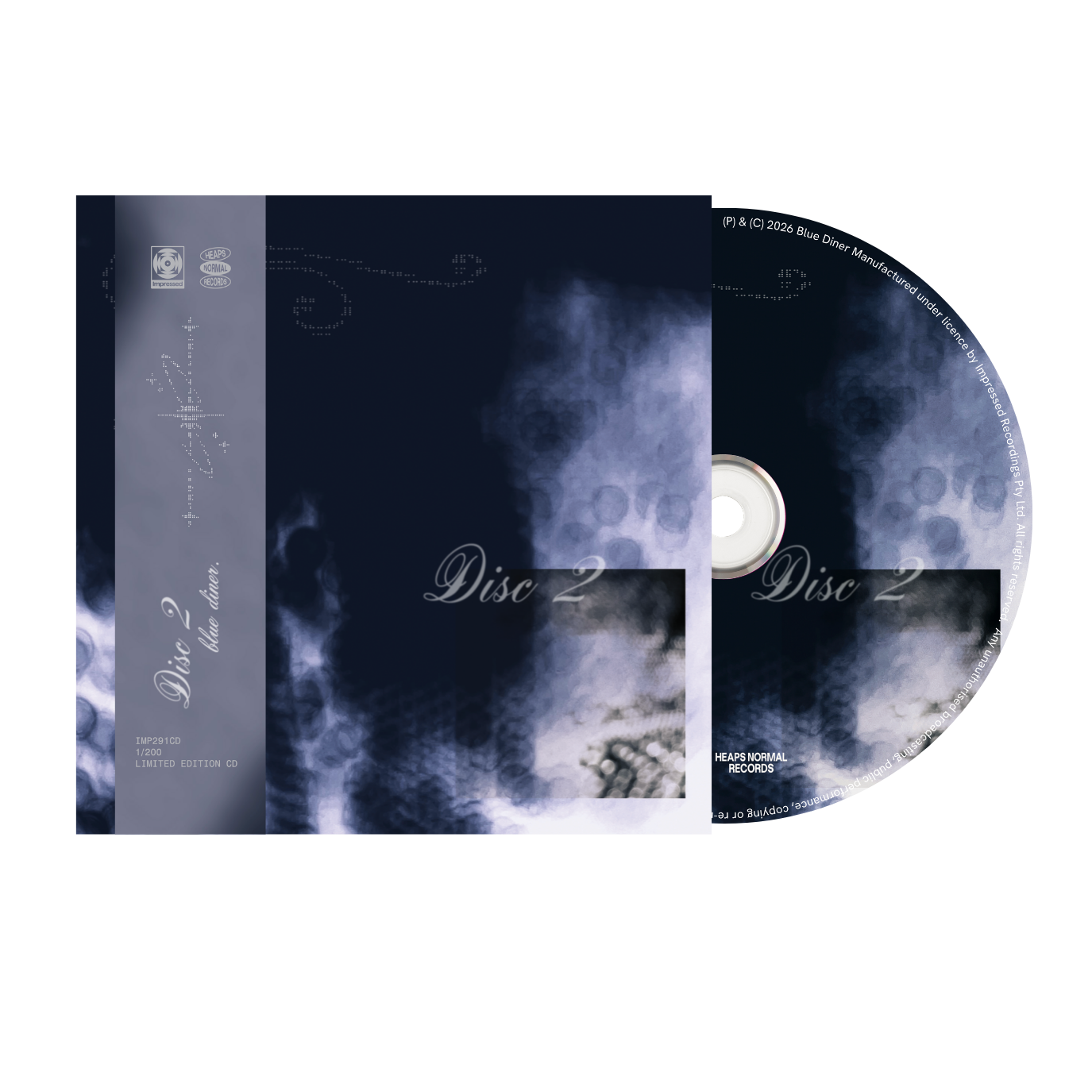 Heaps Normal Records & Impressed Recordings: The Blue Diner 'Disc 2' CD