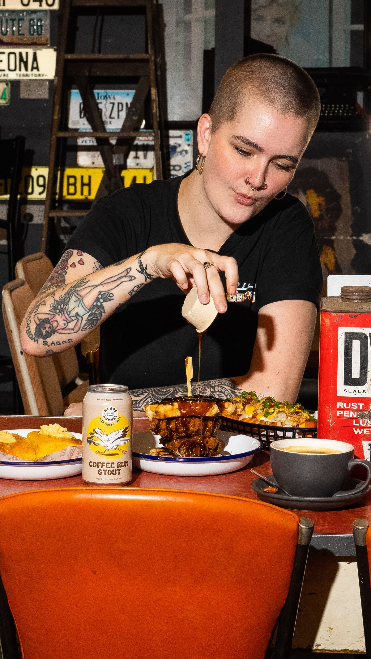 April Heaps COFFEE RUN STOUT CHAMPIONS - KELSEY FROM RICK'S GARAGE – Heaps Normal