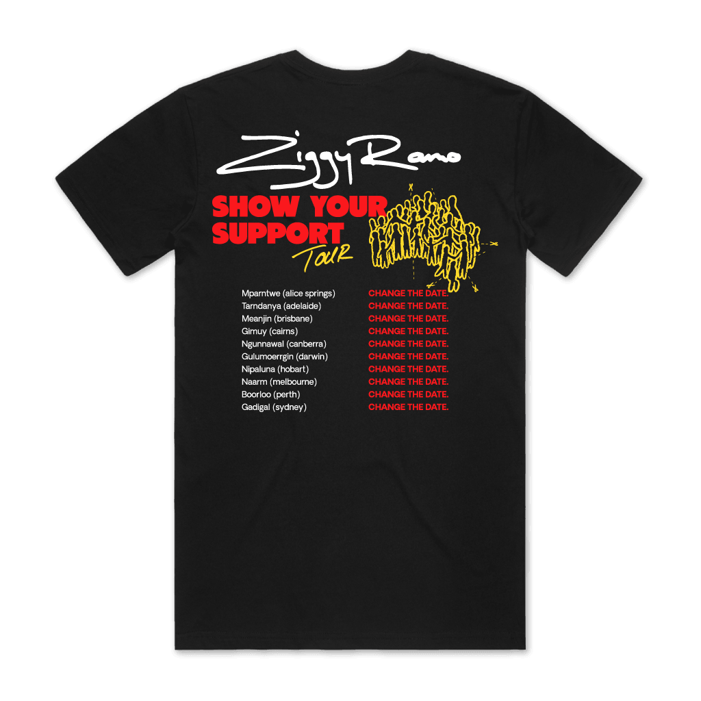 AMTD - Ziggy Ramo "Support Tour" Tee - Heaps Normal