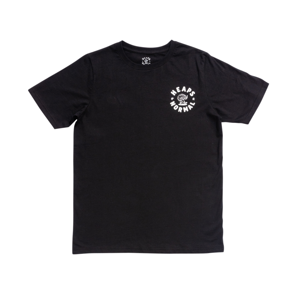 Black Norm Tee | Black (Recycled)