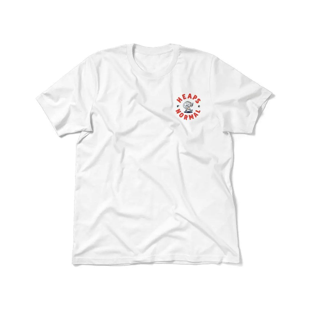 New White Norm Tee | White (Recycled) Heaps Normal