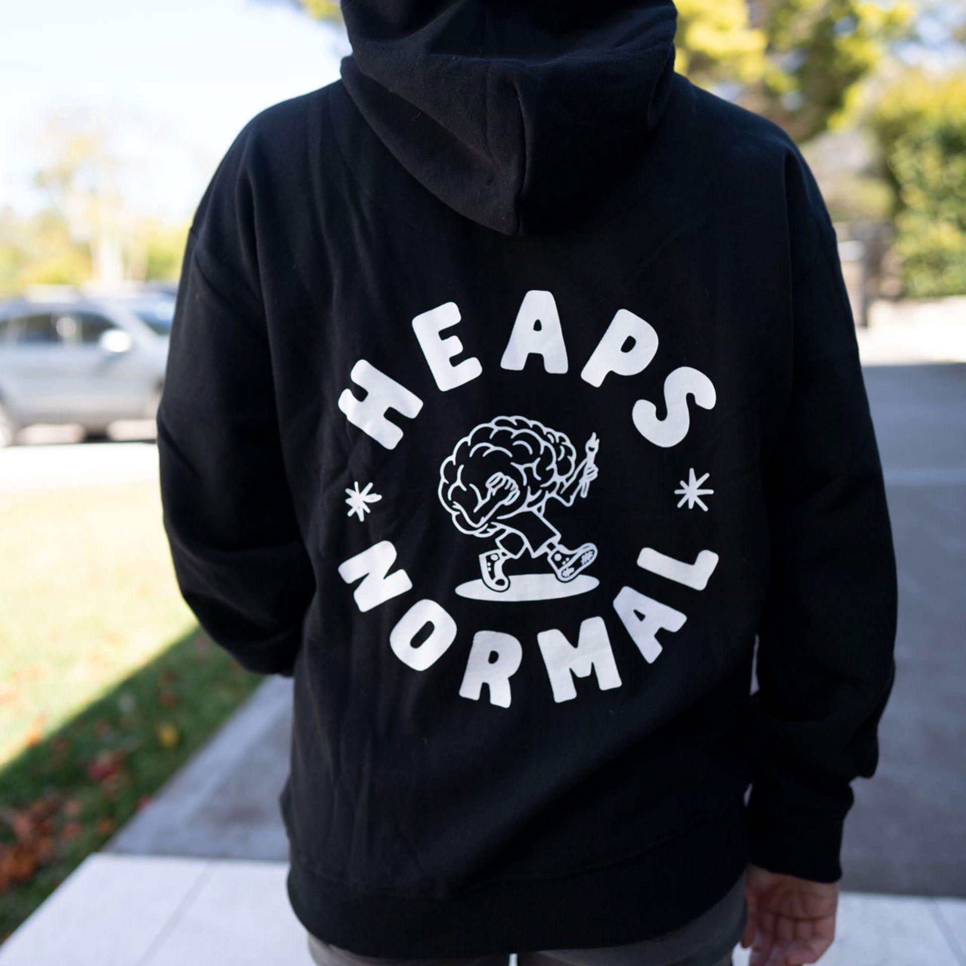 Norm Hoodie | Black (Recycled) Heaps Normal